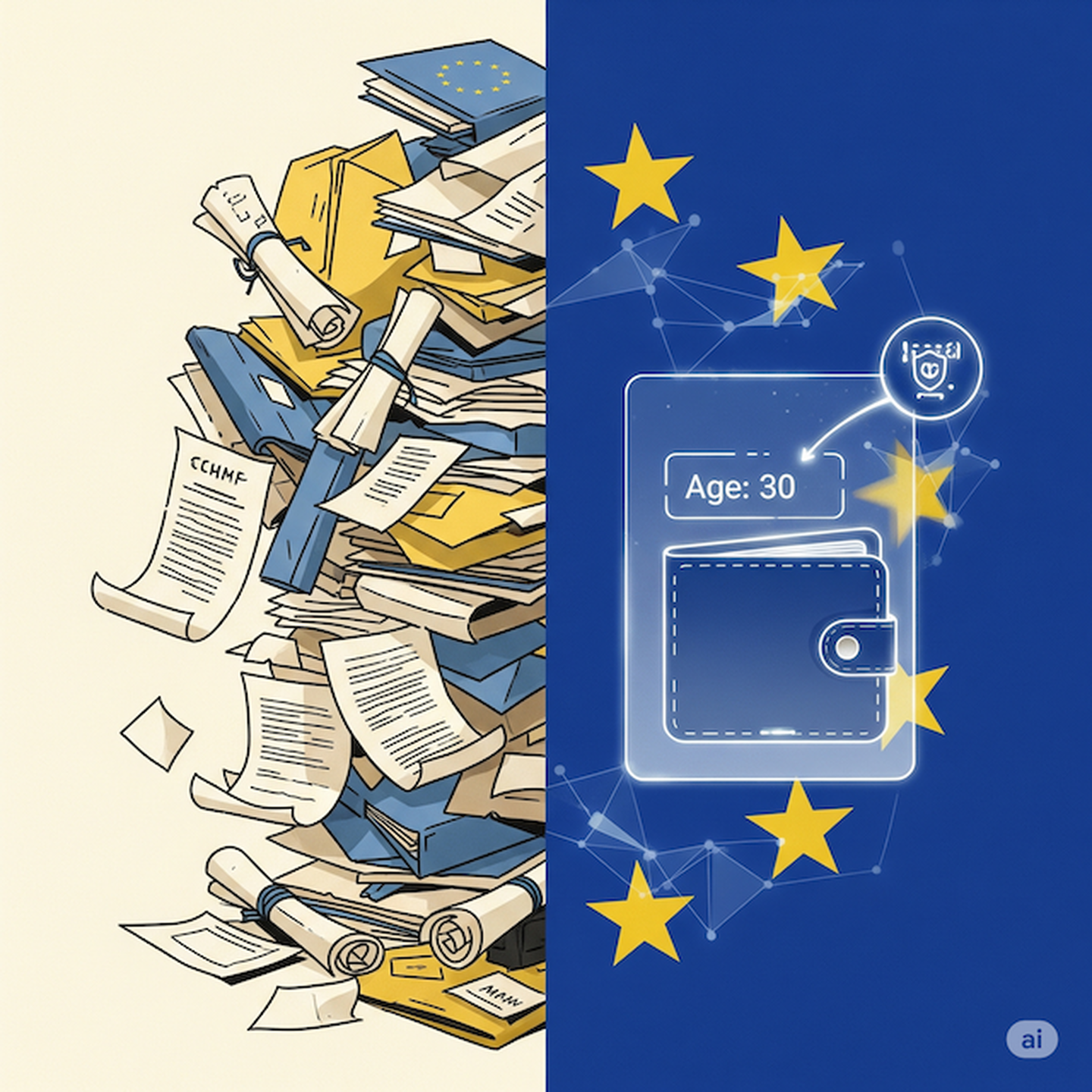 A detailed look into SSI and the current projects including the EU Data Wallet